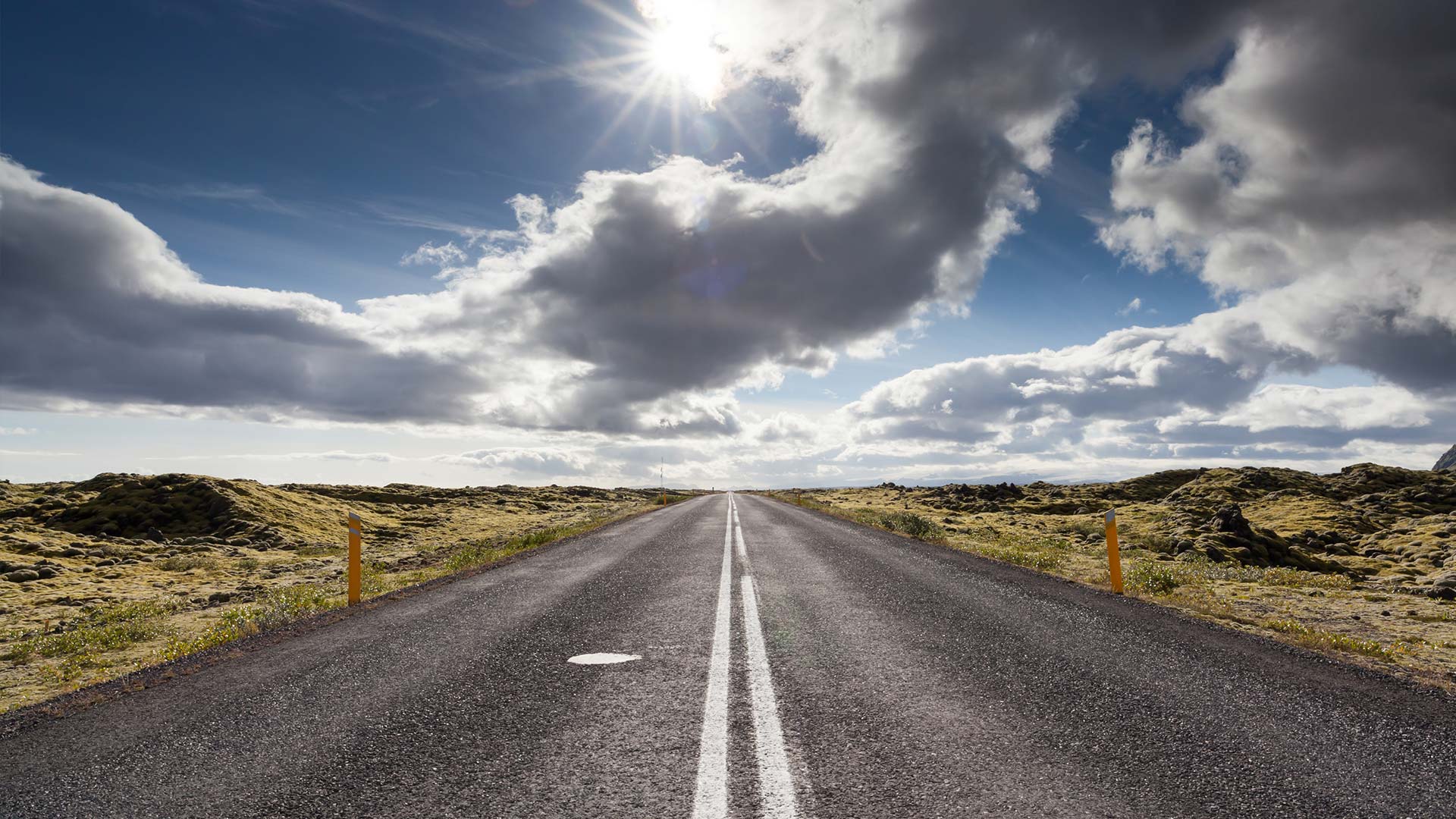 Road in South Iceland