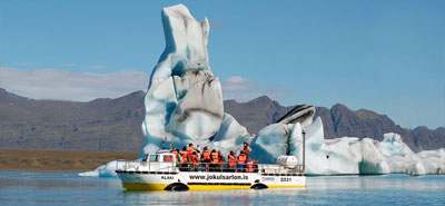 dt jokulsarlon amphibian boat tour