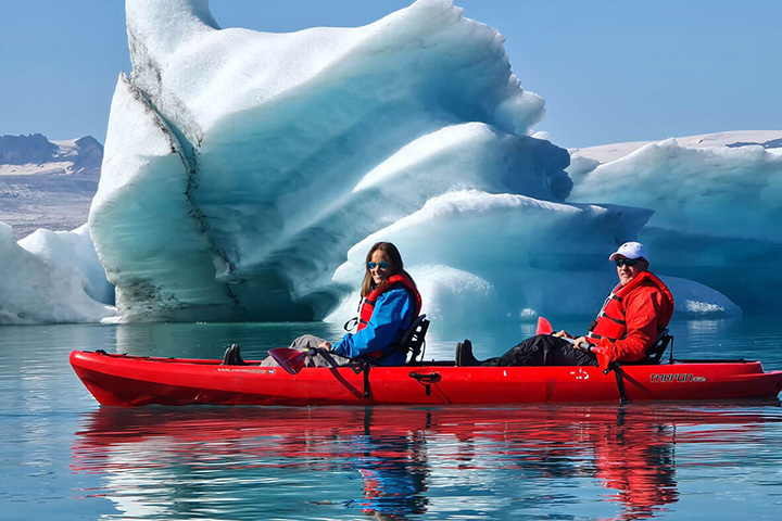 glacier kayak adventure vatnajokull